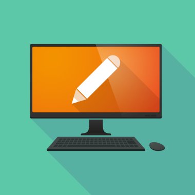 Bir kalem ile kişisel bilgisayar