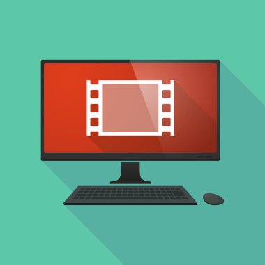 Kişisel bilgisayar ile bir film photogram