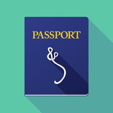 Uzun gölge pasaport ebola işareti