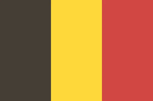 Vecteur drapeau Belgique — Image vectorielle