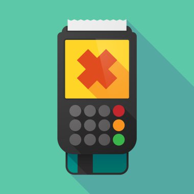 Uzun gölge dataphone rahatsız edici madde işareti