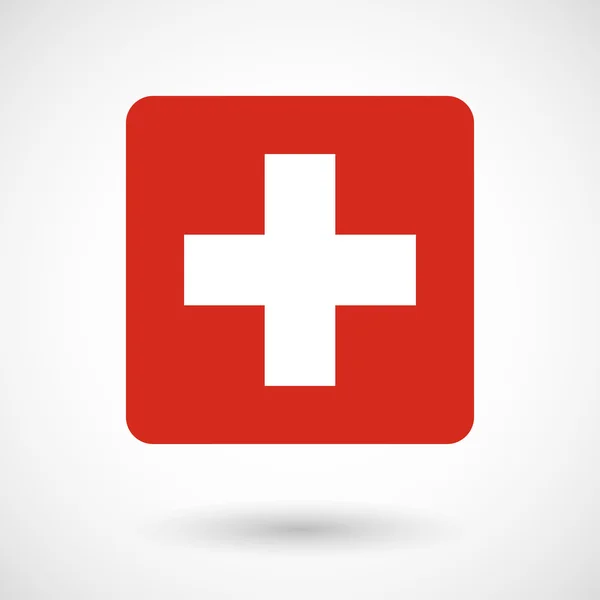 Vektorillustration der Schweizer Flagge — Stockvektor
