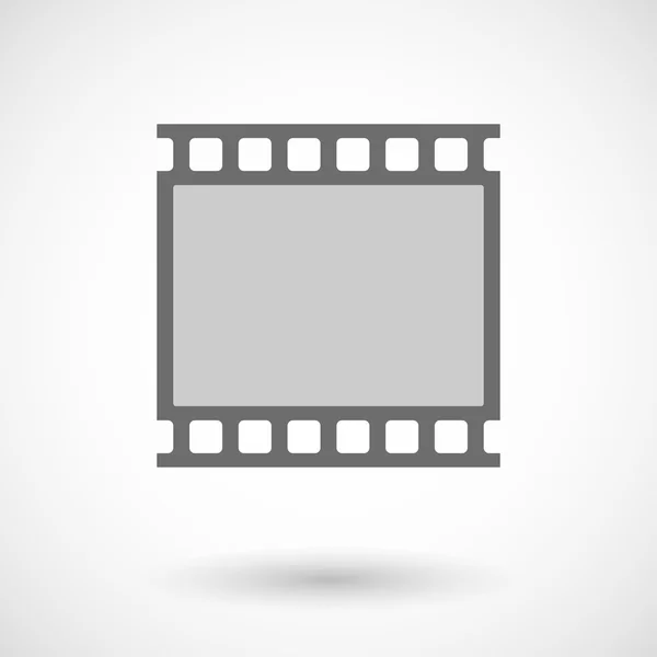 Ilustración vectorial aislada de una tira de película fotográfica de 35 mm — Vector de stock