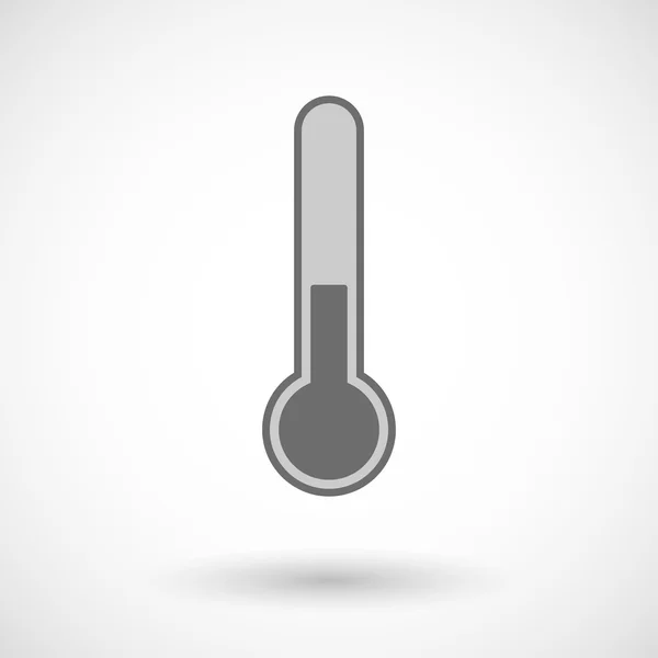 Geïsoleerde vectorillustratie van het pictogram van een thermometer — Stockvector