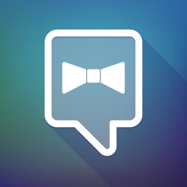 Boyunlu degrade arka plan üzerinde uzun gölge araç ucu simgesi 