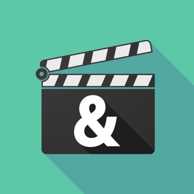 Uzun gölge Klaket bir işareti