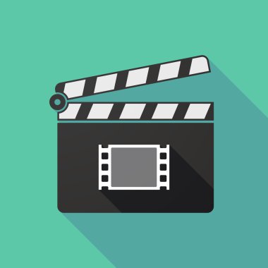 Uzun gölge Klaket film photogram ile