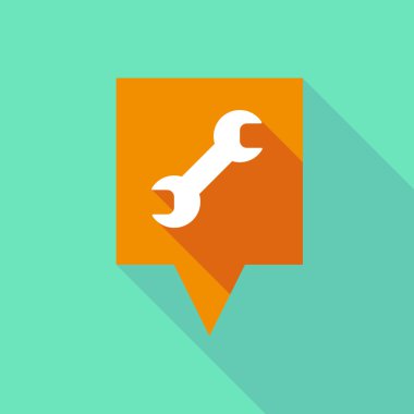 Bir anahtar simgesiyle uzun araç ipucu