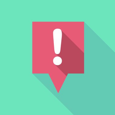 Uzun araç ipucu simgesini exclamarion işareti