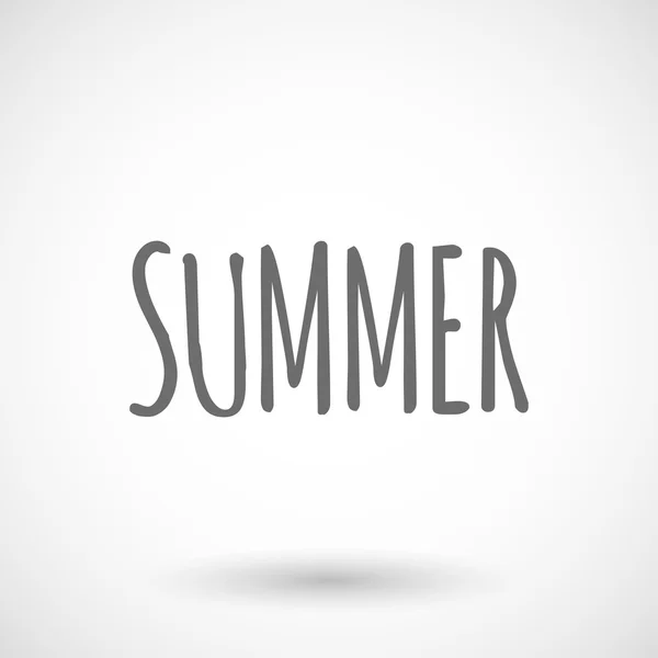 Afbeelding van de tekst zomer — Stockvector