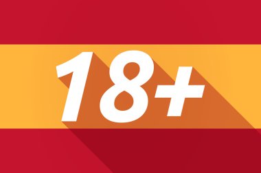 Uzun gölge İspanya bayrağı 18 metinle+