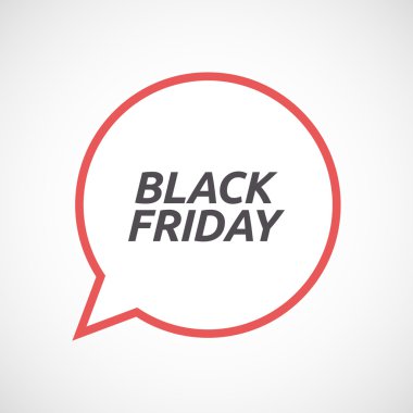 Metni siyah Cuma ile izole komik balon simgesi