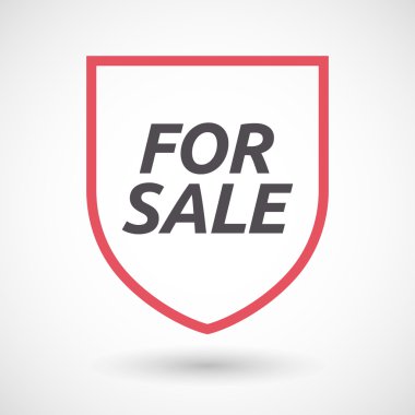 İzole hat sanat kalkan kutsal kişilerin resmi metin Satılık