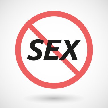 Seks metinle yasak sinyali izole