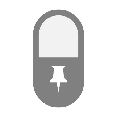 Bir iğneye simgesiyle izole hap