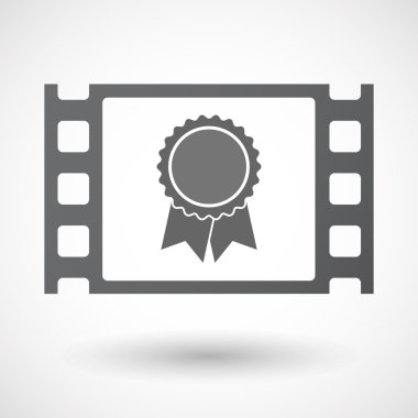Selüloit film Çerçevesi simgesi bir şerit Ödülü ile izole