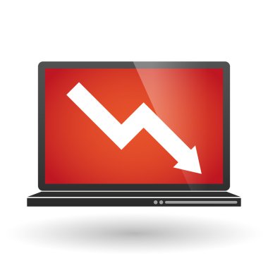 dizüstü bilgisayar ile bir grafik