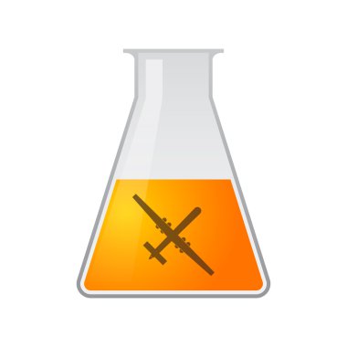 bir dron kimyasal test tüpü