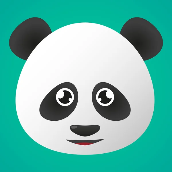 Avatar panda — Vettoriale Stock