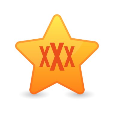 Üçlü x işareti ile yıldız