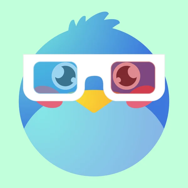Bird avatar — Stock Vector