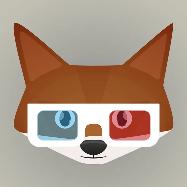 Fox avatar — Stockový vektor
