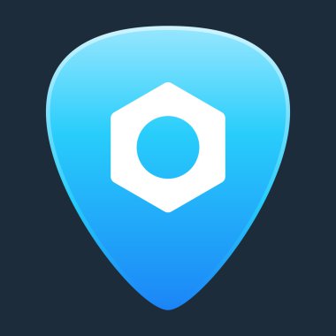 Guitar pick bir somun