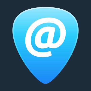 gitar almak bir e-posta işareti ile