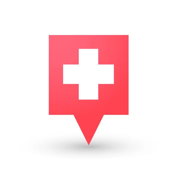 ToolTip ile İsviçre bayrağı — Stok Vektör