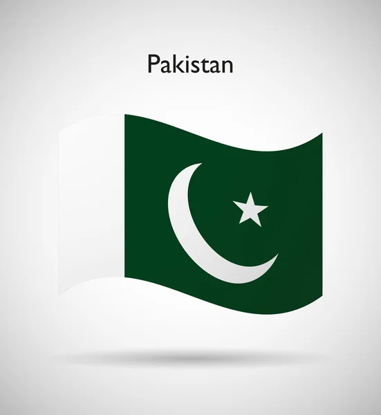 Bandiera del Pakistan — Vettoriale Stock