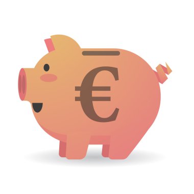 para birimi işaretiyle kumbara