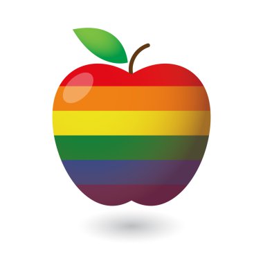 meyve gay pride bayrakla işaretle