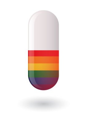 hap gay pride bayrakla işaretle