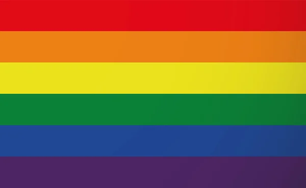 Bandera del orgullo gay — Archivo Imágenes Vectoriales