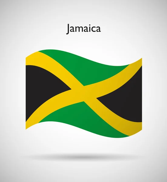 Bandera de Jamaica — Vector de stock