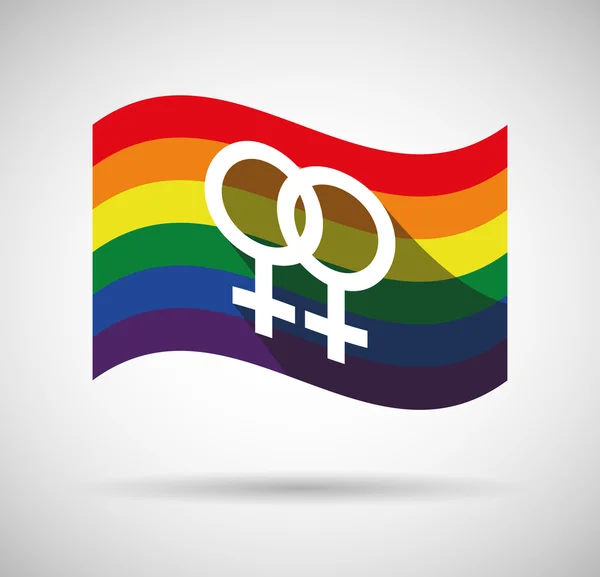 Прапор Gay pride — стоковий вектор