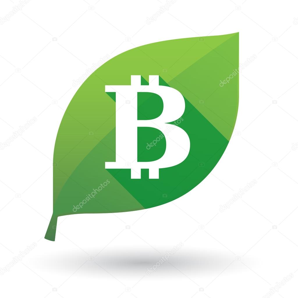 Green leaf icon with a currency sign