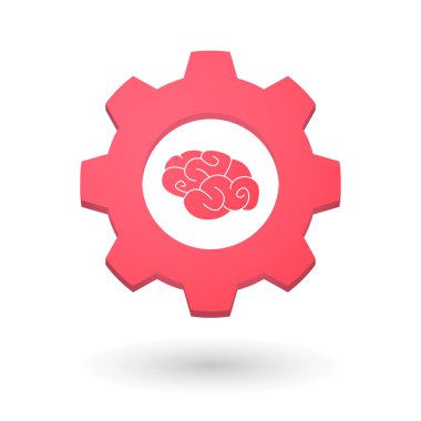 Dişli simgesini bir beyin ile