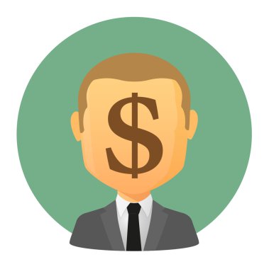 Bir dolar işareti olan avatar