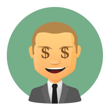 Bir dolar işareti olan avatar