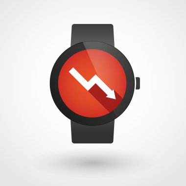 Bir grafik ile akıllı izle simgesi