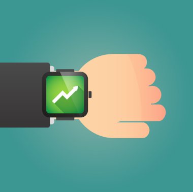 Bir grafik ile akıllı izle simgesi