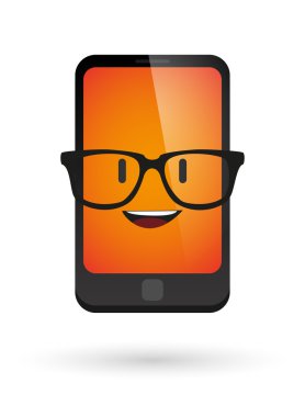Gözlüklü şirin telefon avatar