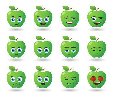 Apple avatar ifade kümesi