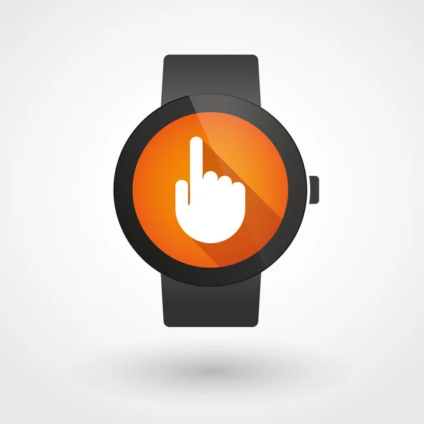 Smart Watch-klocka visar en hand — Stock vektor