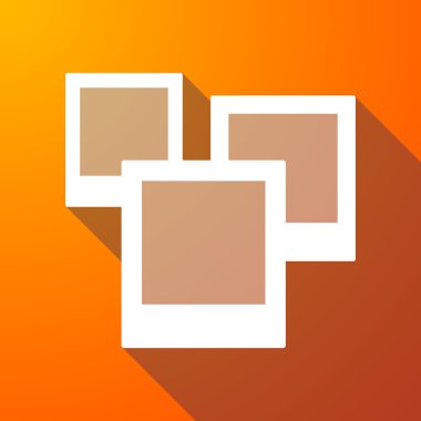 Fotoğraf uzun gölge simgesi