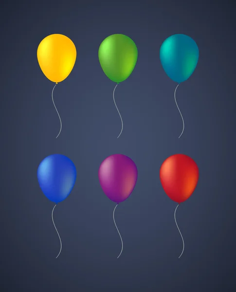 Juego de globos vectoriales — Archivo Imágenes Vectoriales