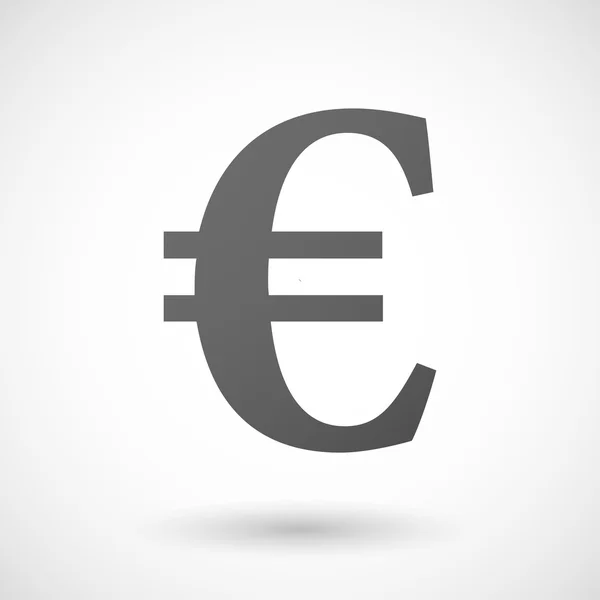 Valuta pictogram op witte achtergrond — Stockvector