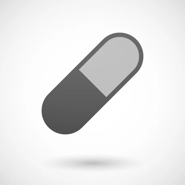 Pille Symbol auf weißem Hintergrund — Stockvektor
