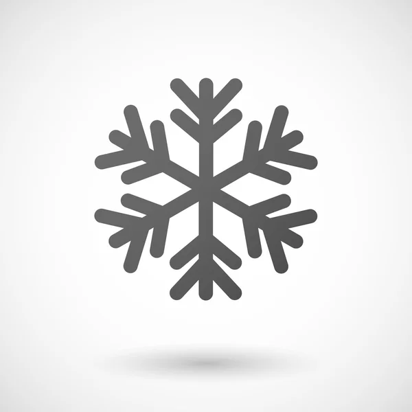 白色背景上的雪片状图标 — 图库矢量图片